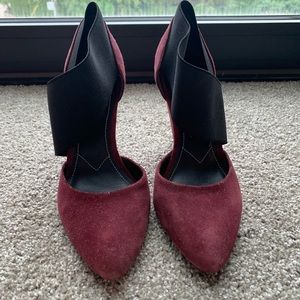 Charles David Suede Wedges
